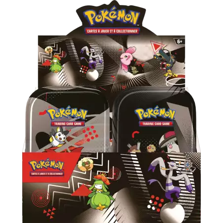 Display Mini Tin - Pokémon - Foudre Noire & Flammes Blanche - EV10.5 - Français