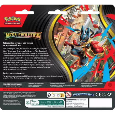 Pokémon - Tripack - Méga-Évolution - ME01 - Français